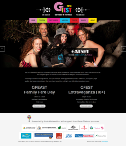 GFEST home page design