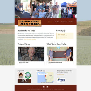 Chapman Valley Menshed home page