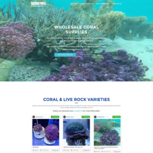 Abrolhos Coral web design