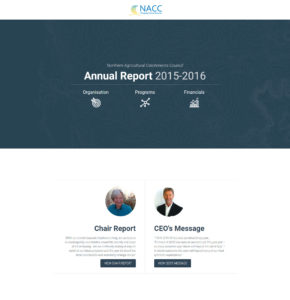 NACC Annual Report home page