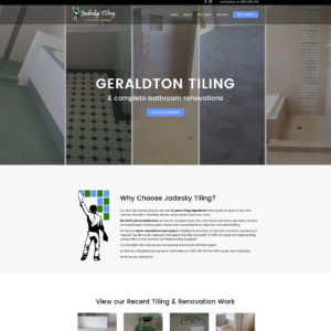 Jadesky Tiling Web Page Design