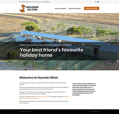 Hounds Hilton home page